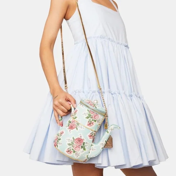 NEW Betsey Johnson Women's Par-Tea Kitsch Crossbody Bag - Picture 3 of 8